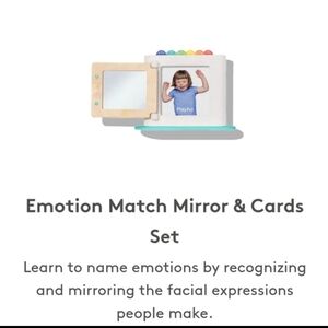 Lovevery Emotion Card Set & Mirror Display - Social-Emotional Learning Tool